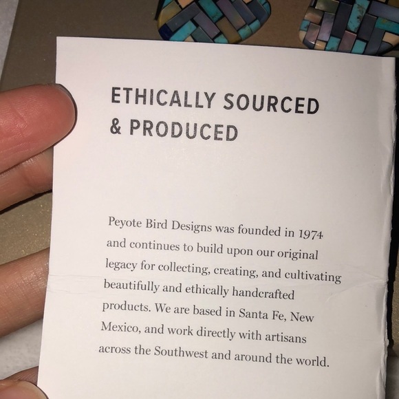 Peyote Bird Sterling Silver Earrings - Picture 5 of 7